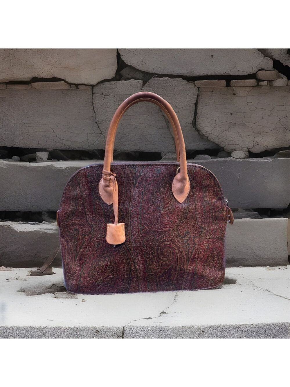 Etro Bowlers Top Handle Shoulder Bag